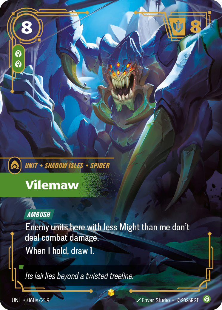 Vilemaw Riftbound card