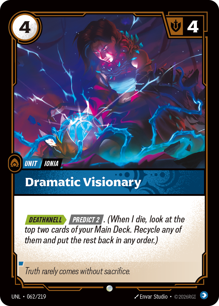 Dramatic Visionary Riftbound card