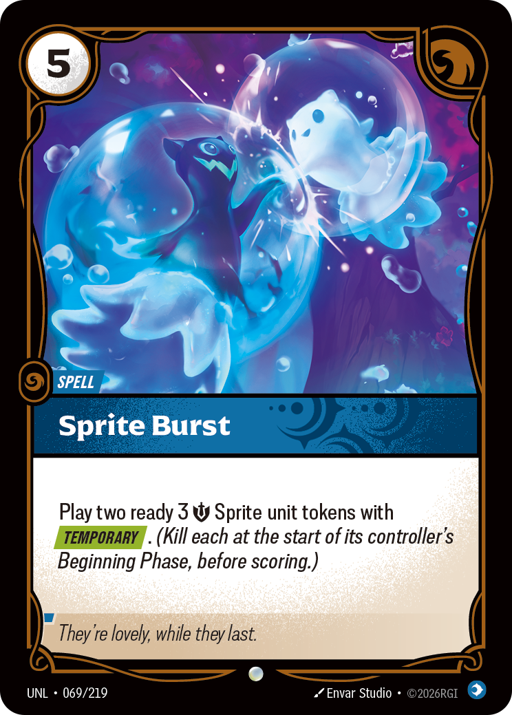Sprite Burst UNL-069/219 Normal Riftbound card