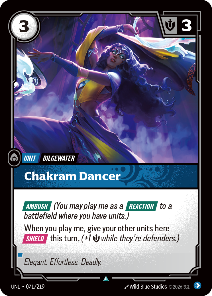 Chakram Dancer UNL-071/219 Normal Riftbound card