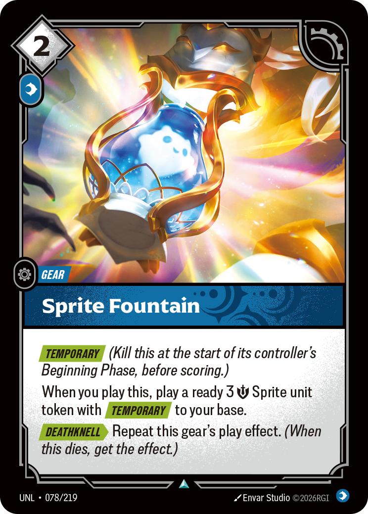 Sprite Fountain UNL-078/219 Normal Riftbound card
