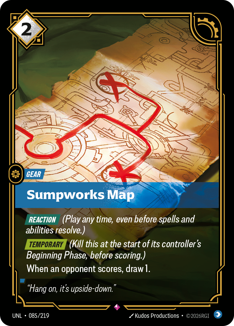 Sumpworks Map Riftbound card