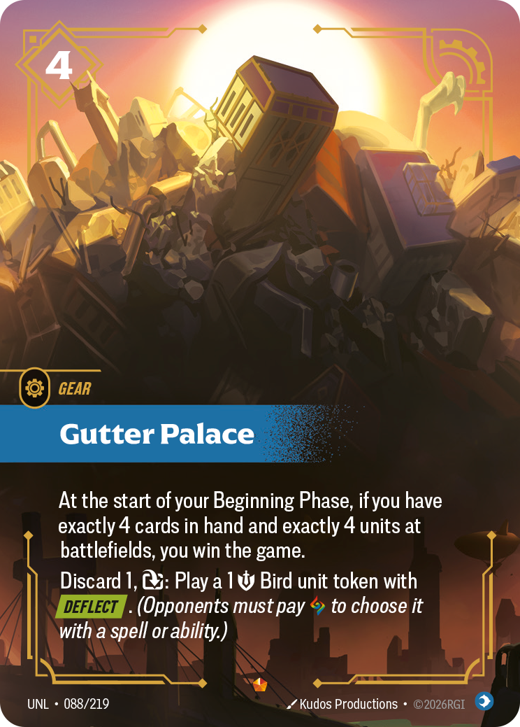 Gutter Palace Riftbound card