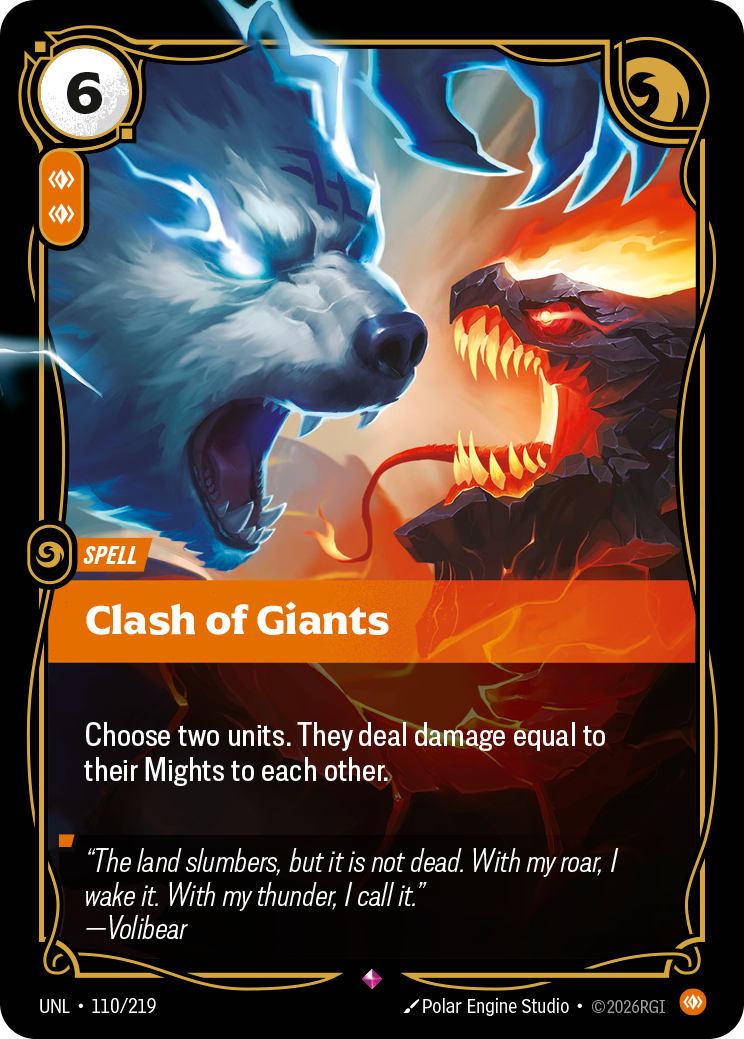 Clash of Giants UNL-110/219 Normal Riftbound card