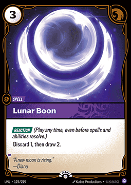 Lunar Boon UNL-125 · Foil Foil