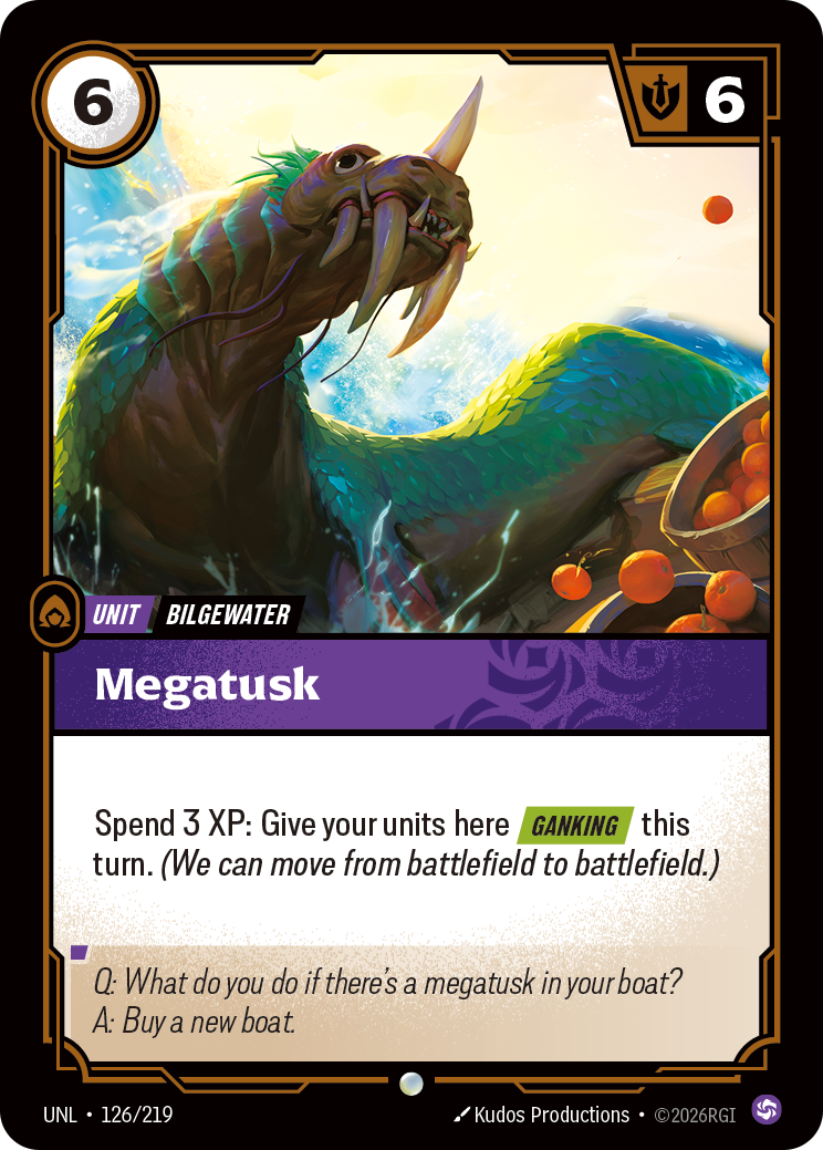 Megatusk Riftbound card