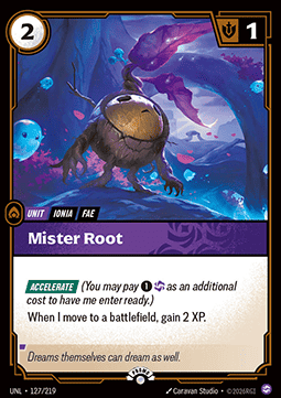 Mister Root UNL-127/219-P Foil Riftbound card