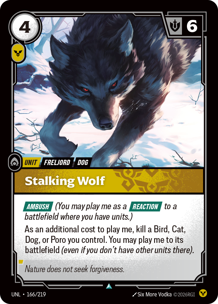 Stalking Wolf Riftbound card