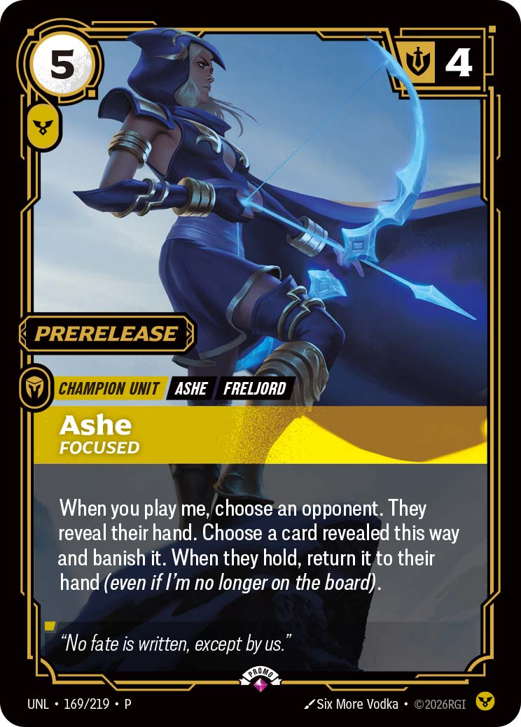 Ashe, Focused UNL-169 · Normal