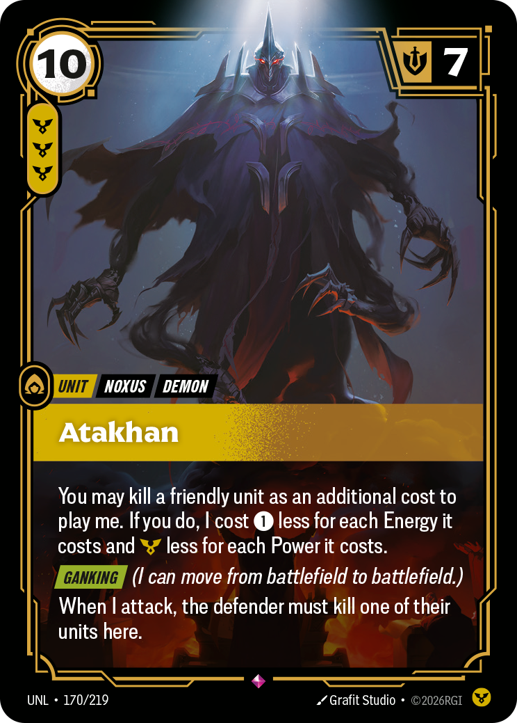 Atakhan Riftbound card