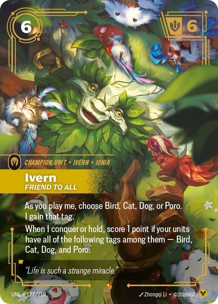 Ivern, Friend to All UNL-177/219 Normal Riftbound card