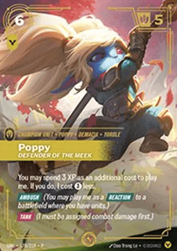 Poppy, Defender of the Meek UNL-178/219-P Normal Riftbound card