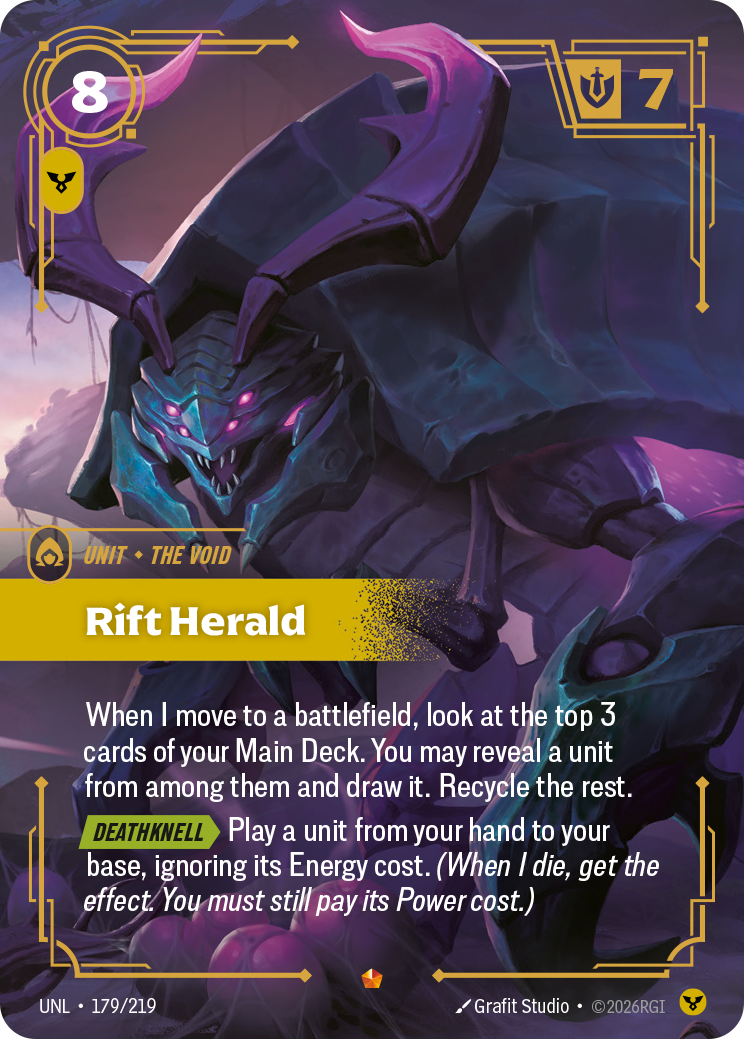 Rift Herald UNL-179/219 Normal Riftbound card