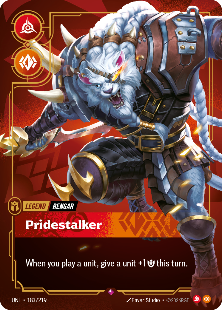 Pridestalker UNL-183/219 Normal Riftbound card