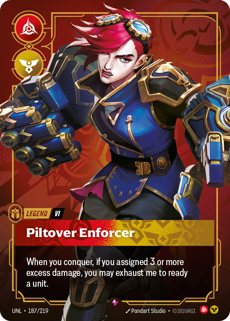 Piltover Enforcer UNL-187/219 Normal Riftbound card