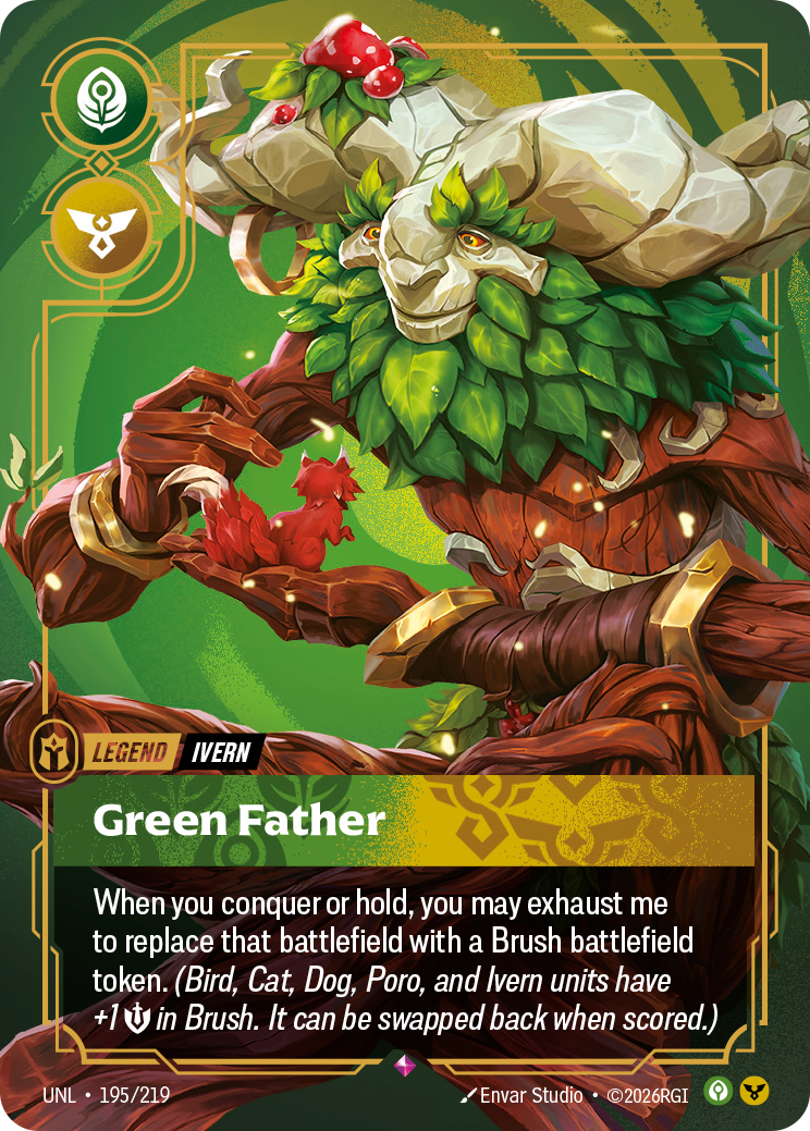 Green Father UNL-195/219 Normal Riftbound card