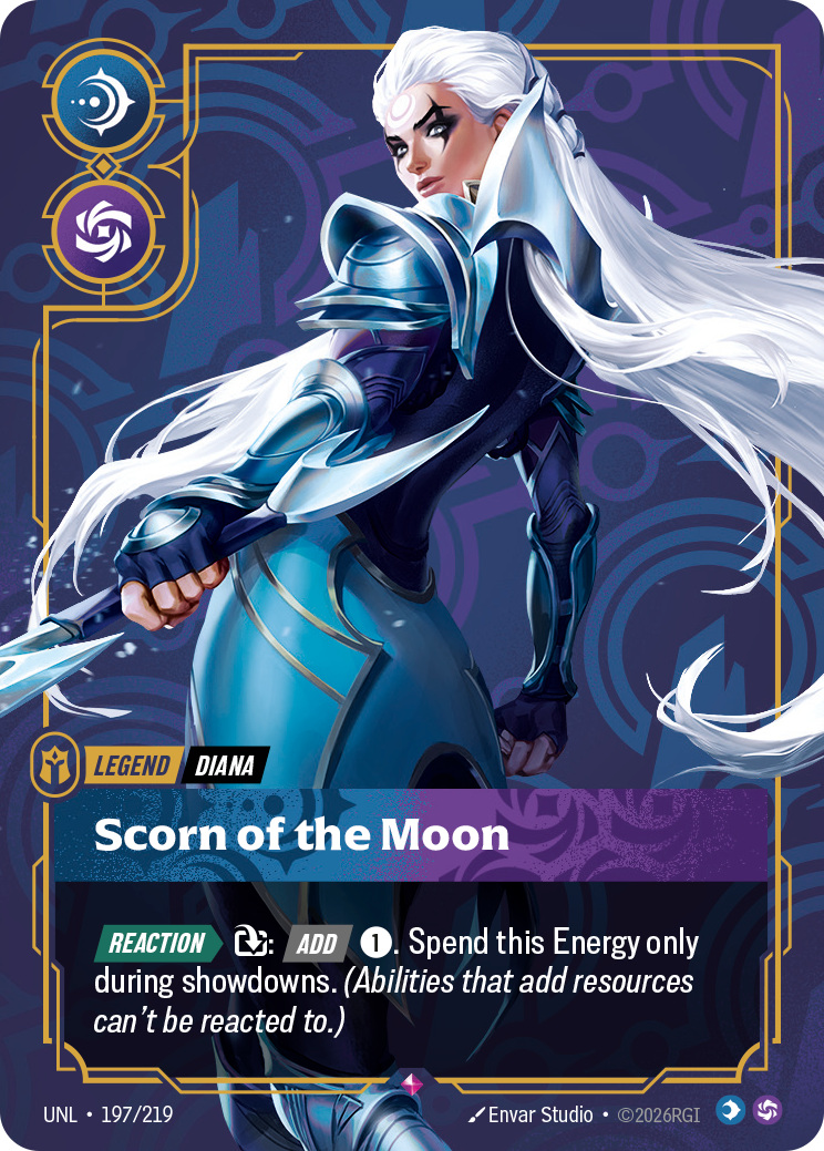 Scorn of the Moon UNL-197/219 Normal Riftbound card