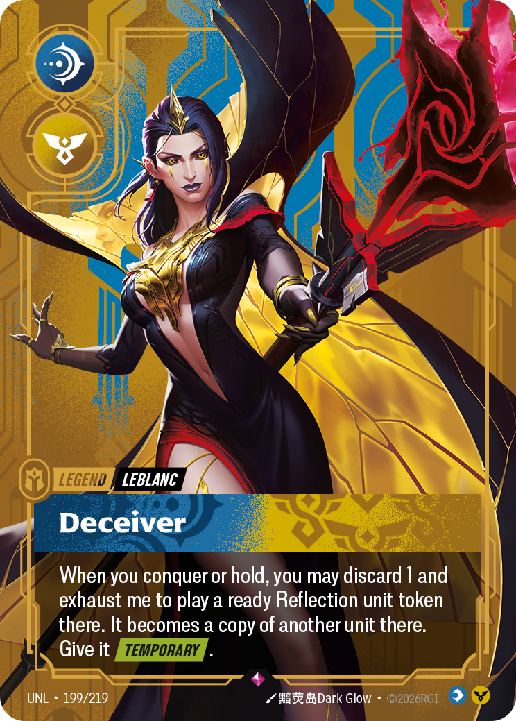 Deceiver UNL-199/219 Normal Riftbound card