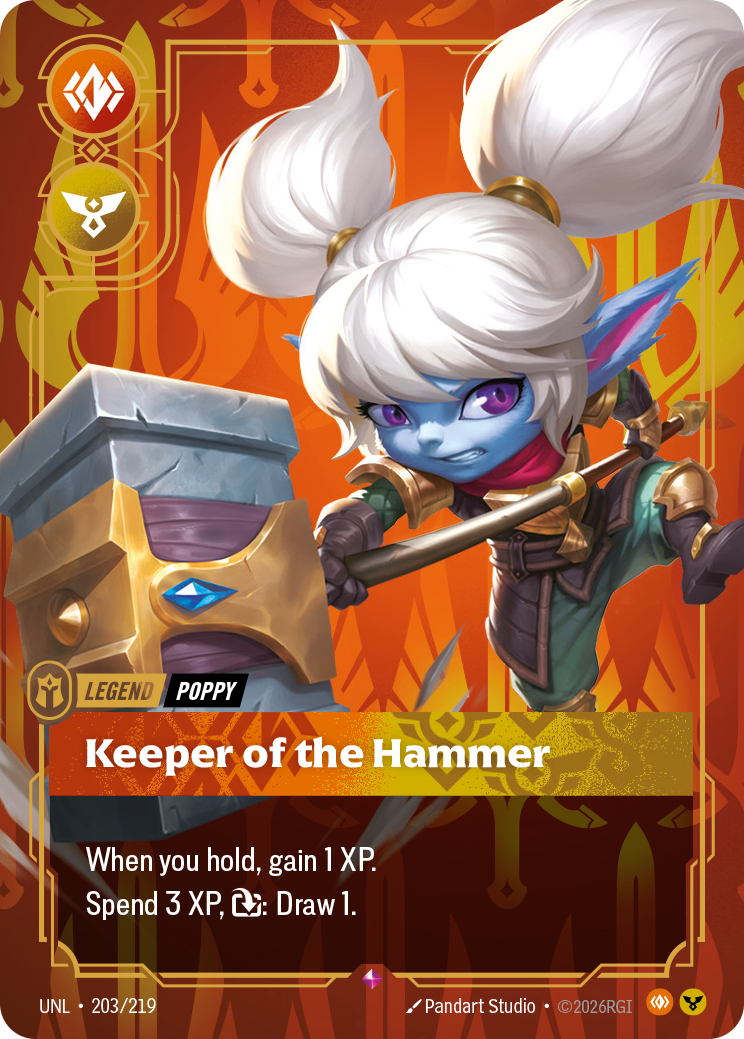 Keeper of the Hammer UNL-203/219 Normal Riftbound card