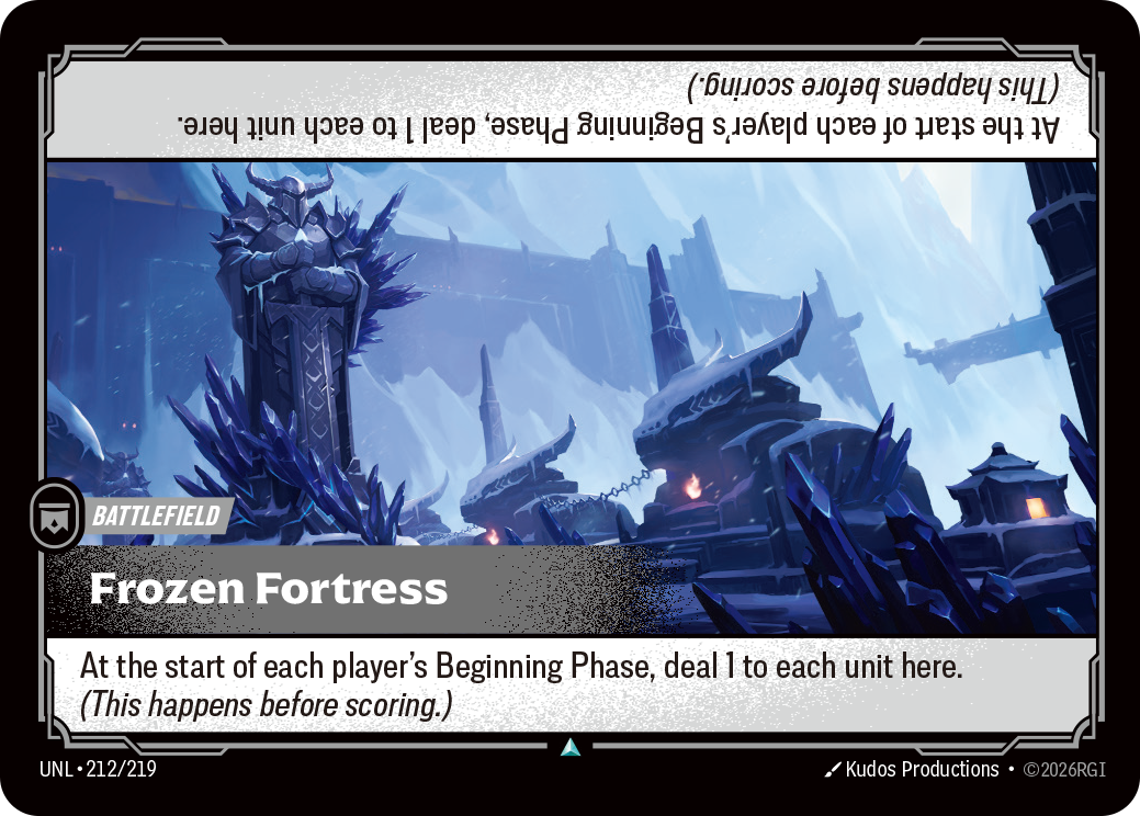 Frozen Fortress UNL-212/219 Normal Riftbound card