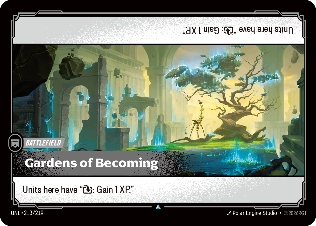 Gardens of Becoming UNL-213/219 Normal Riftbound card