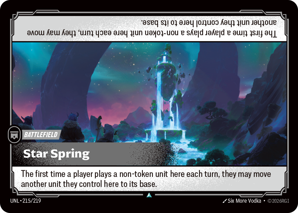 Star Spring UNL-215/219 Normal Riftbound card