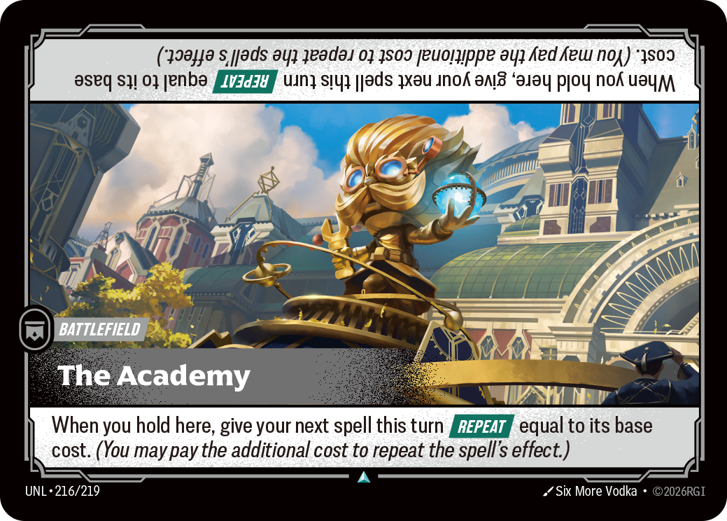 The Academy UNL-216/219 Normal Riftbound card