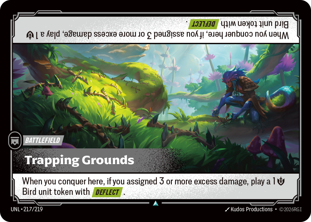 Trapping Grounds UNL-217/219 Normal Riftbound card