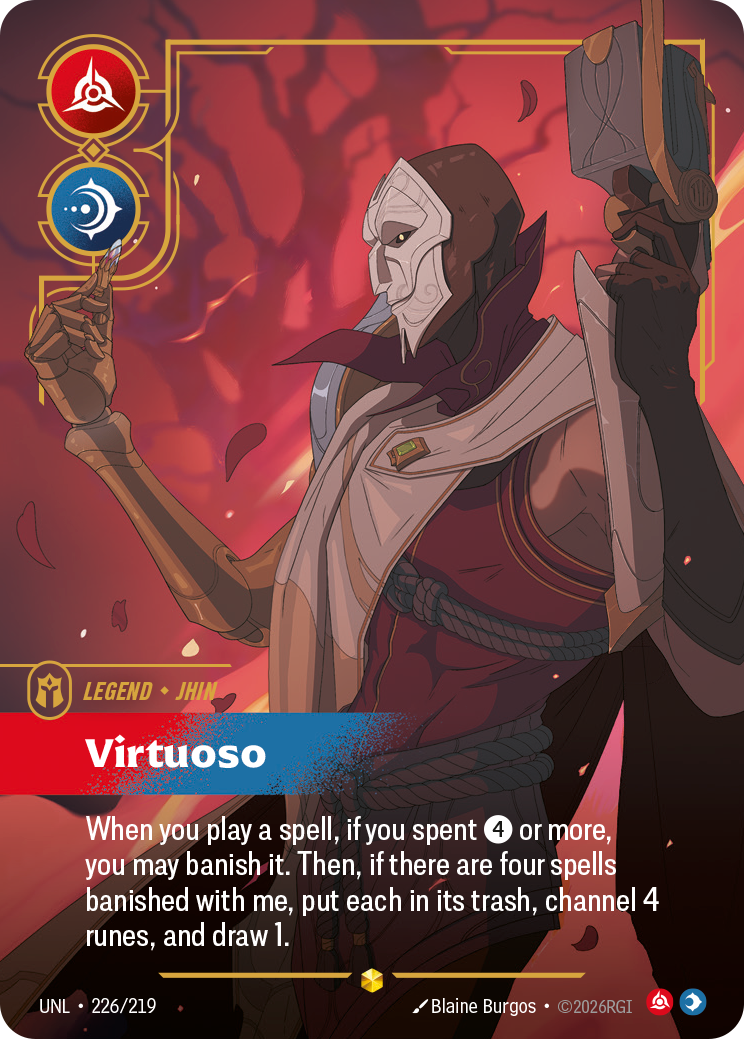 Virtuoso UNL-226/219 Alternate Art Riftbound card