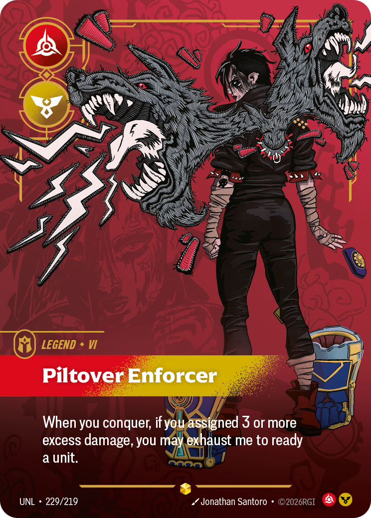 Piltover Enforcer UNL-229/219 Alternate Art Riftbound card