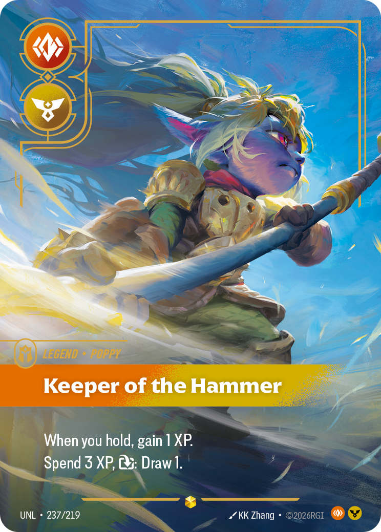 Keeper of the Hammer UNL-237/219 Alternate Art Riftbound card