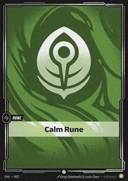 Calm Rune UNL-R02-CN Normal Riftbound card