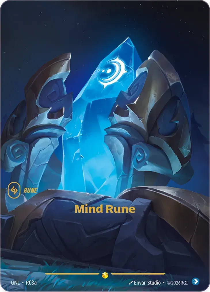 Mind Rune UNL-R03a-CN Alternate Art Riftbound card