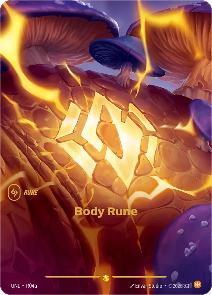 Body Rune UNL-R04a-CN Alternate Art Riftbound card