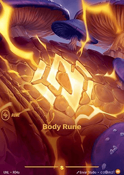 Body Rune UNL-R04a Alternate Art Riftbound card