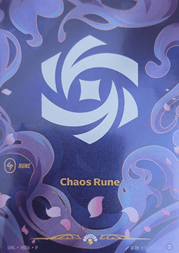 Chaos Rune UNL-R05b-P Foil Riftbound card