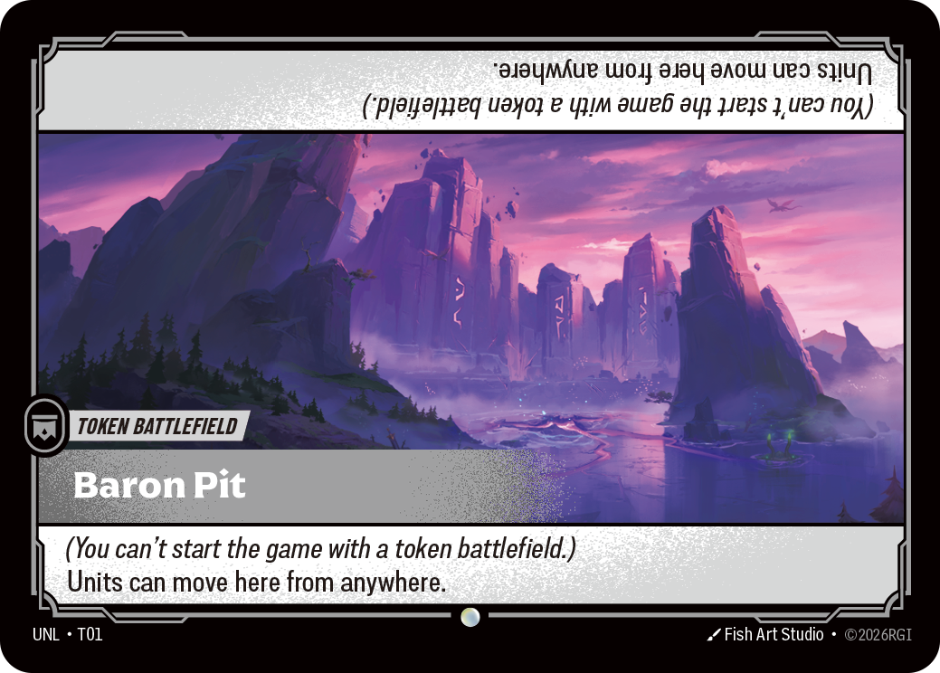 Baron Pit UNL-T01 Normal Riftbound card