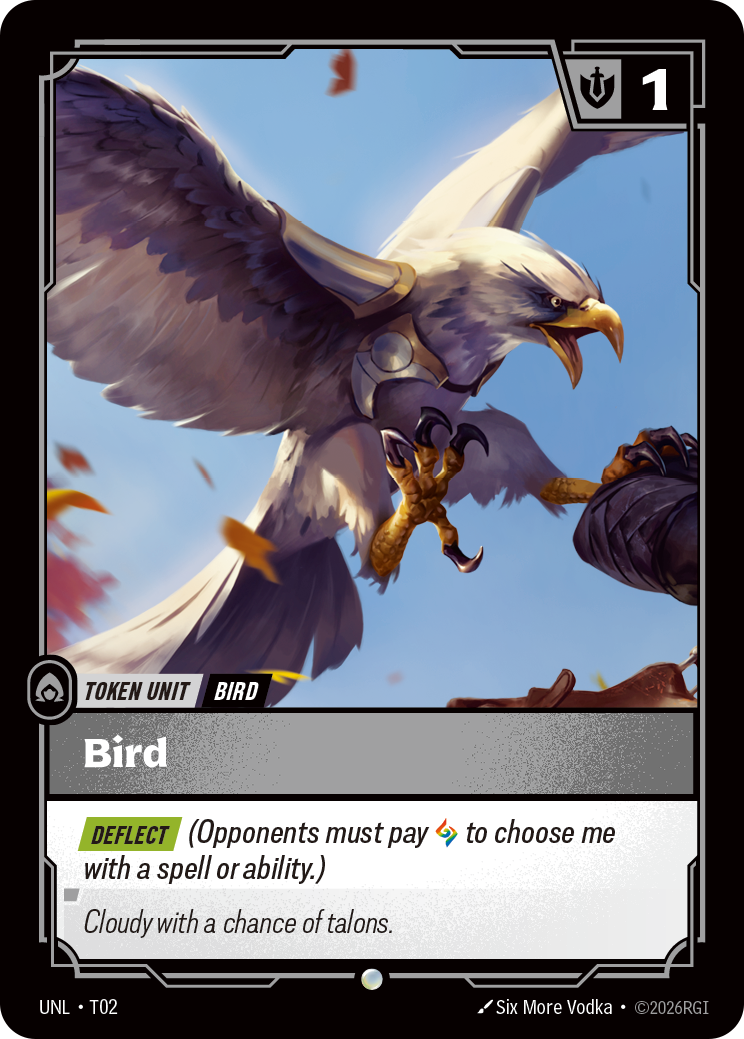 Bird UNL-T02 Normal Riftbound card