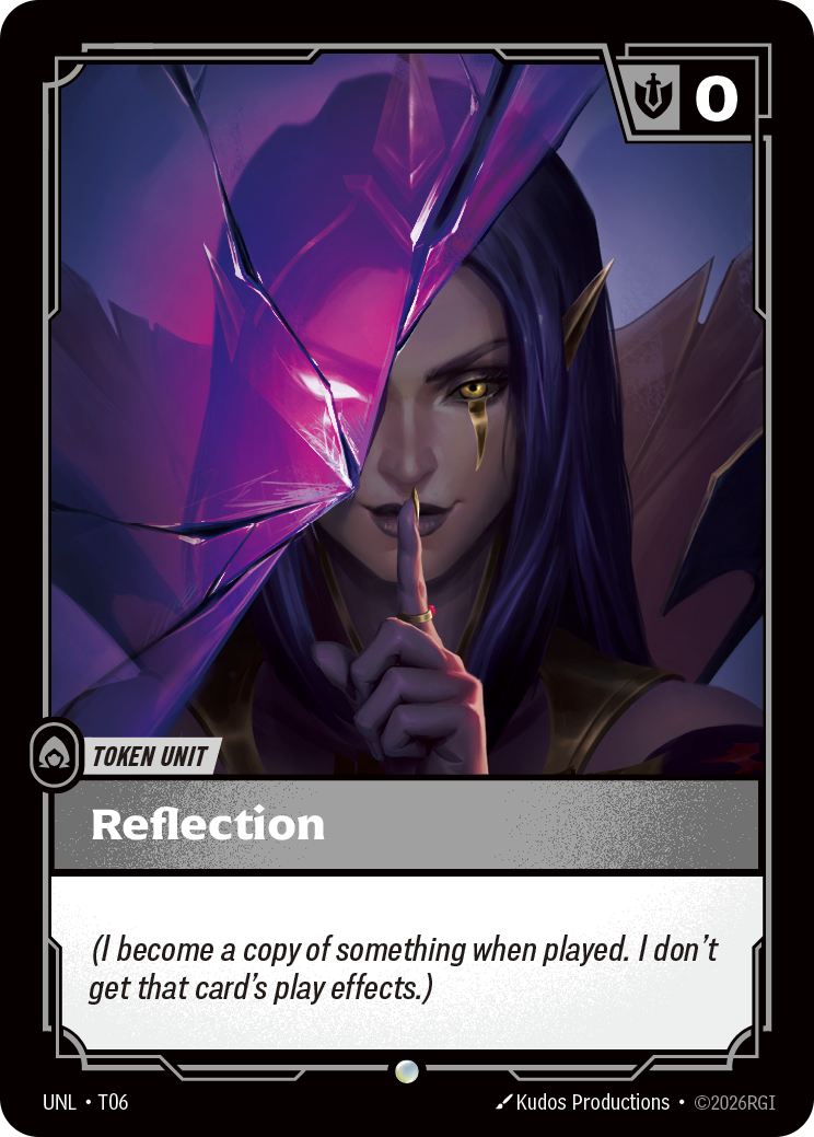 Reflection UNL-T06 Normal Riftbound card