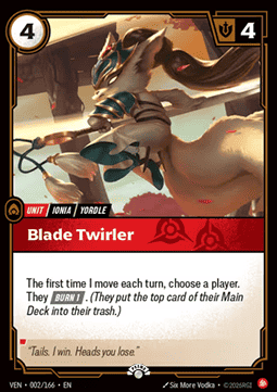 Blade Twirler VEN-002/166-P Foil Riftbound card