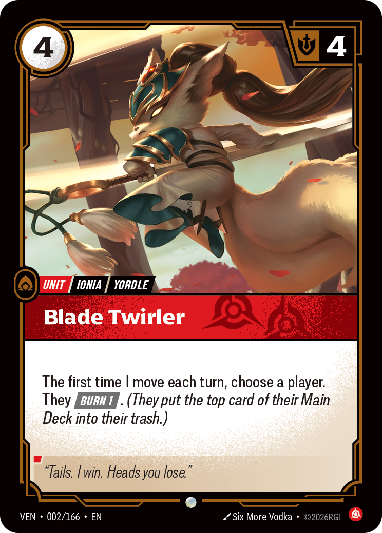 Blade Twirler VEN-002/166 Normal Riftbound card