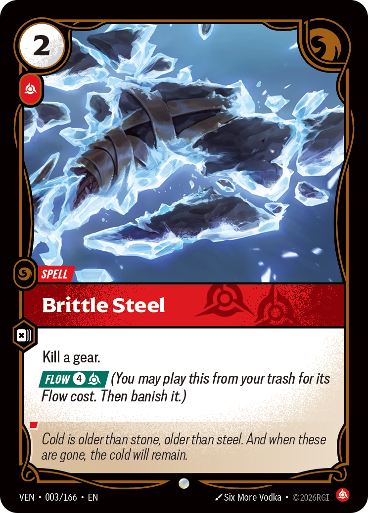 Brittle Steel VEN-003/166 Normal Riftbound card