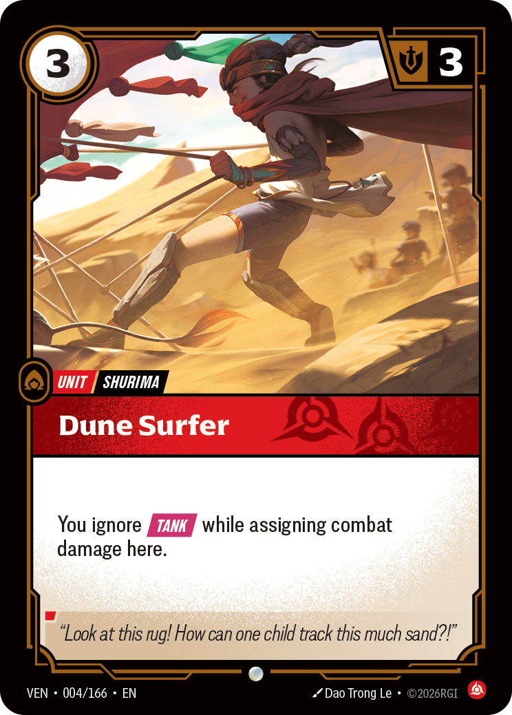 Dune Surfer VEN-004/166 Normal Riftbound card