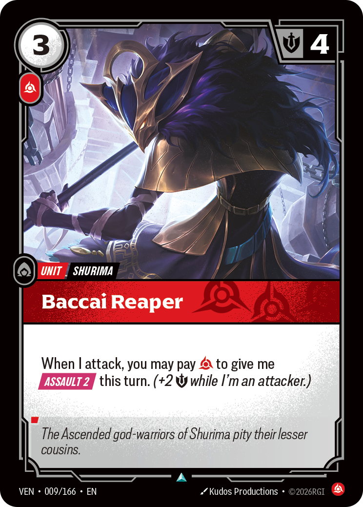 Baccai Reaper VEN-009/166 Normal Riftbound card