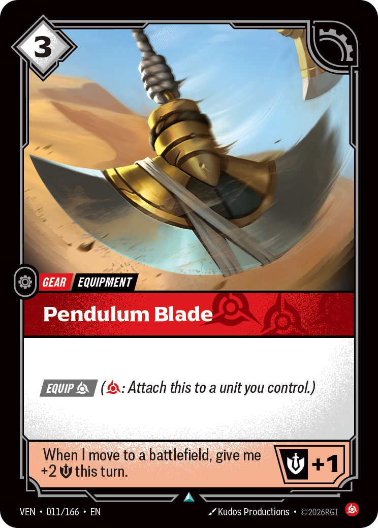 Pendulum Blade VEN-011/166 Normal Riftbound card