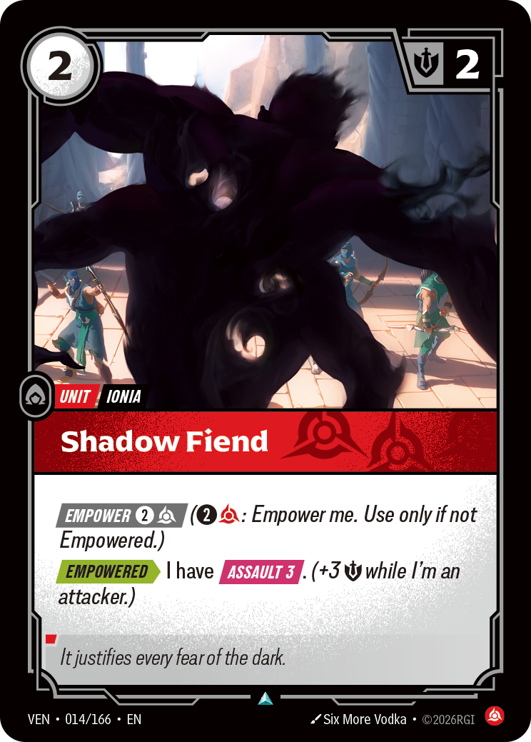 Shadow Fiend VEN-014/166 Normal Riftbound card