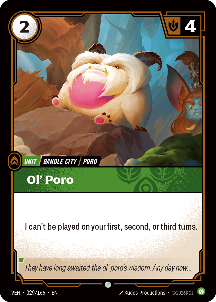Ol' Poro VEN-029/166 Normal Riftbound card