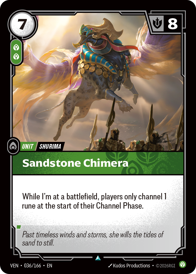 Sandstone Chimera VEN-036/166 Normal Riftbound card