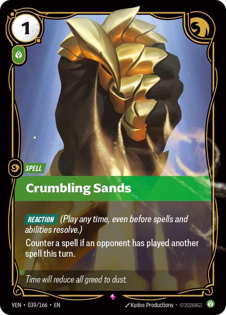 Crumbling Sands VEN-039/166 Normal Riftbound card