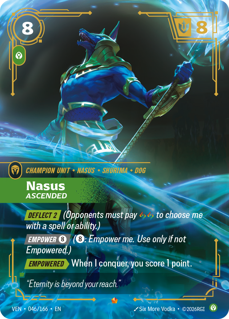 Nasus, Ascended VEN-046/166 Normal Riftbound card